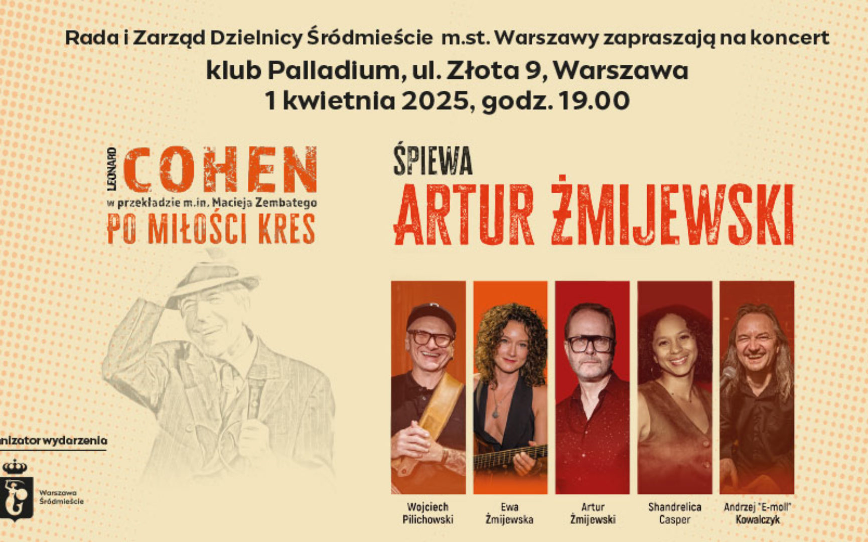 „Po miłości kres”. L. Cohen w wykonaniu A. Żmijewskiego